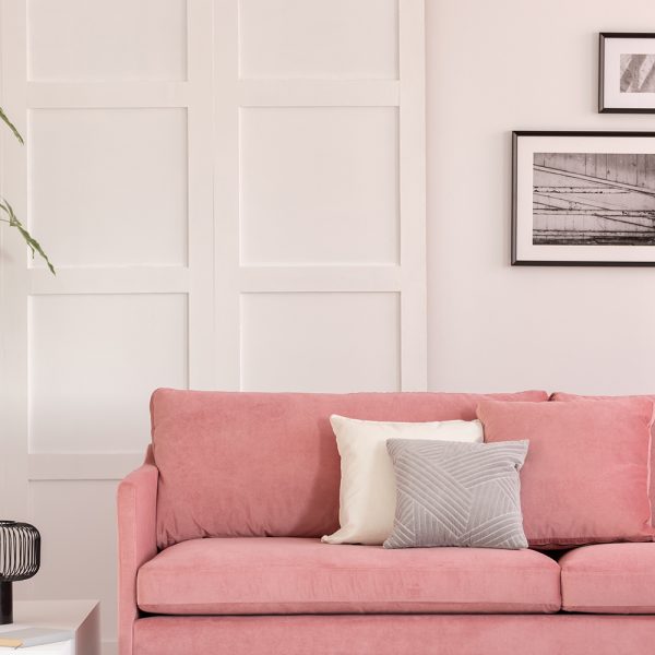 Pink Comfy Sofa