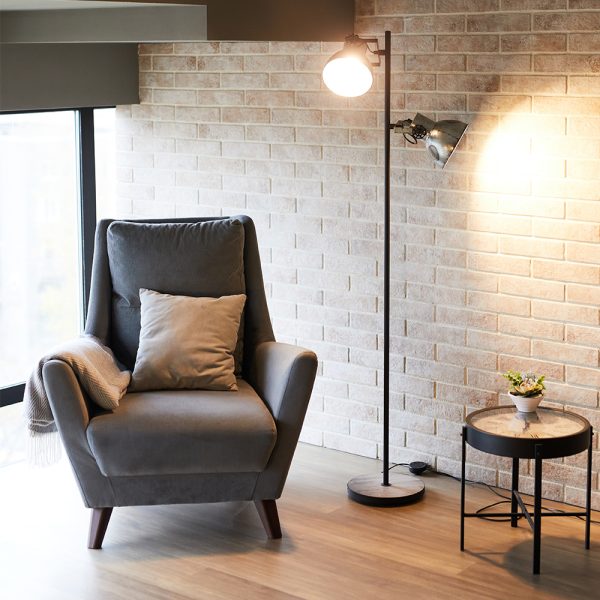 Gray Comfy Armchair